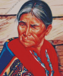 Old Navajo Woman Diamond Painting