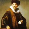 Portrait Of Nicolaes Ruts Rembrandt Art Diamond Painting