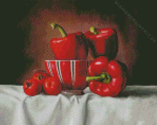 Red Peppers Diamond Painting