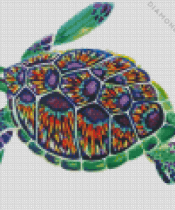 Ridley Sea Turtle Art Diamond Painting