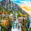 Rivendell Landscape Art Diamond Painting