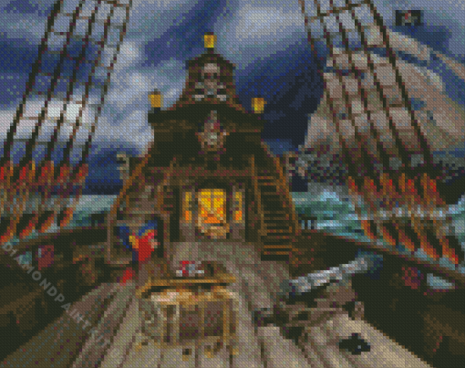 Stolen Pirate Treasure Diamond Painting