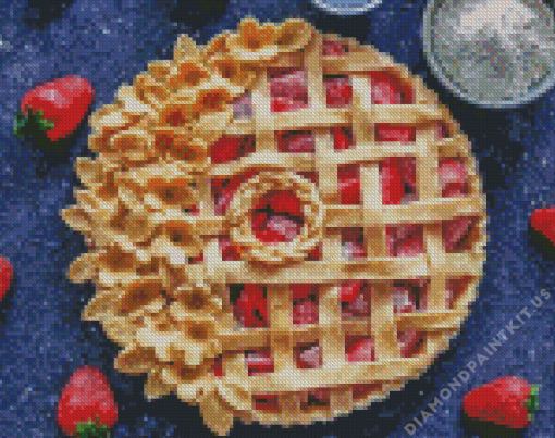 Sweet Strawberry Pie Diamond Painting