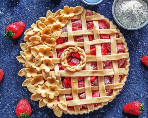 Sweet Strawberry Pie Diamond Painting