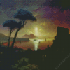 The Bay of Naples At Moonlit Night Diamond Painting