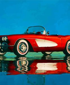 Vintage 1960 Corvette Diamond Paintings