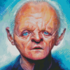 Anthony Hopkins Caricature Diamond Painting