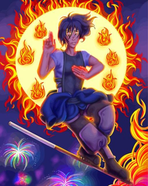 Benimaru Fire Force Art Diamond Painting