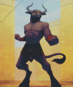 Cool Minotaur Diamond Painting