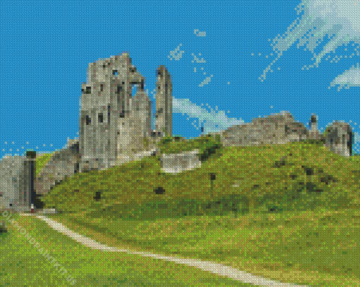 Corfe Castle Diamond Paintings