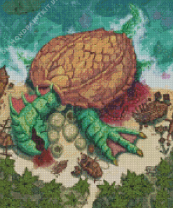 Dead Dragon Turtle Diamond Painting