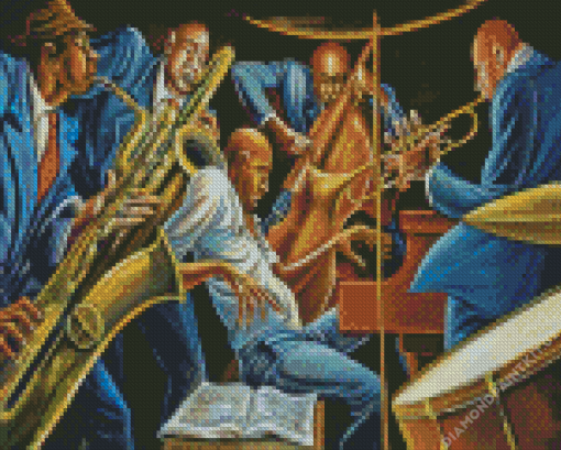 Ernie Barnes Diamond Paintings