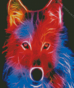 Illustration Fox Diamond Painting