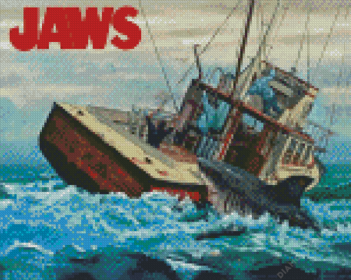 Jaws Poster Diamond Paintings