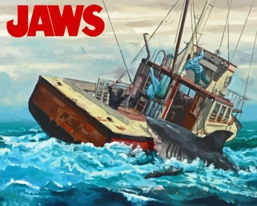 Jaws Poster Diamond Paintings