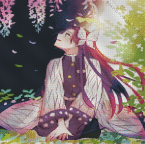 Kanae Kocho Kimetsu No Yaiba Diamond Painting