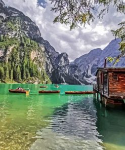 Lake Braies Diamond Paintings