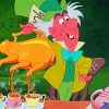 Mad Hatter Tea Party Cartoon Diamond Painting