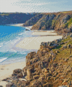 Porthcurno Beach Diamond Paintings