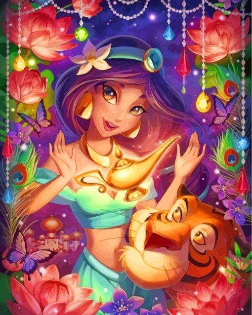 Princess Jasmine Diamond Painting