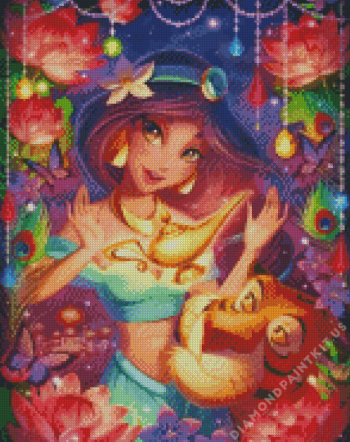 Princess Jasmine Diamond Painting