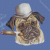 Pug With A Cigar Diamond Painting