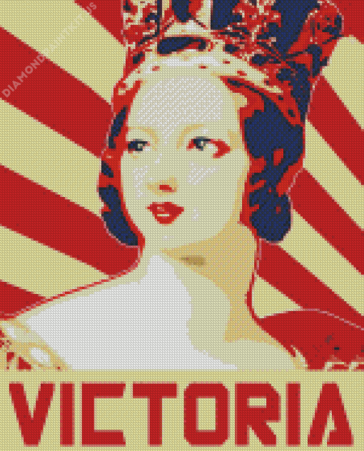 Queen Victoria Poster Diamond Paintings