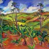 South African Landscape By Irma Stern Diamond Painting