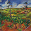 South African Landscape By Irma Stern Diamond Painting