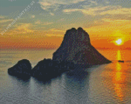 Spain Es Vedra Island Diamond Painting