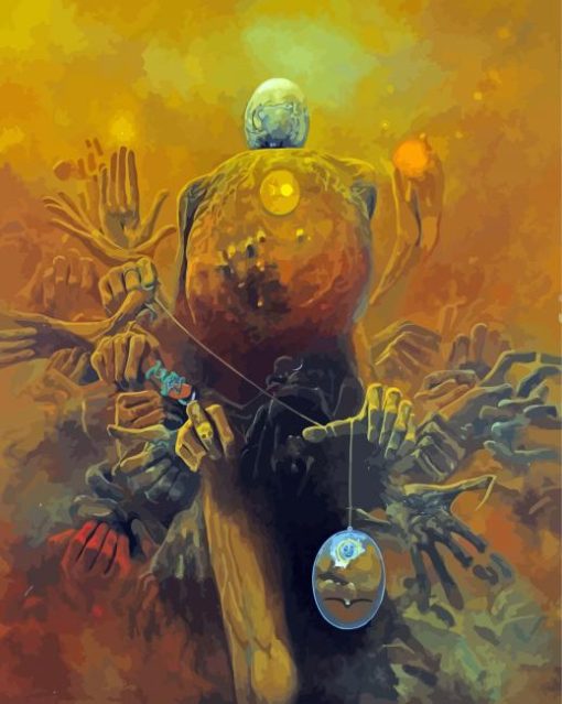 The Cursed by Zdzislaw Beksinski Diamond Painting