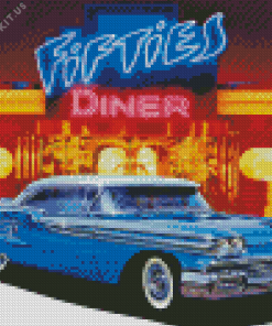 50s Diner Diamond Painting