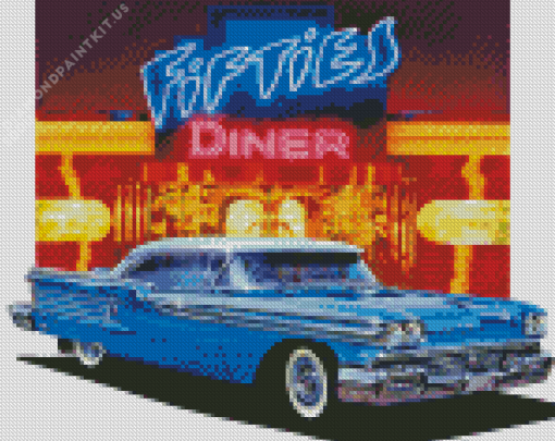 50s Diner Diamond Painting