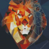 Abstract Lion Head Diamond Painting