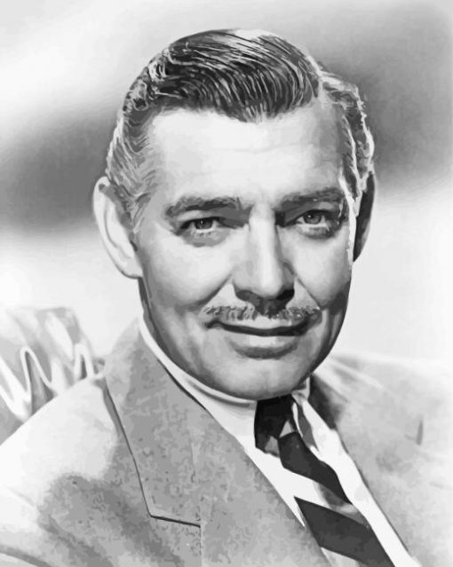 American Actor Clark Gable Diamond Painting