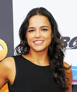 American Actress Michelle Rodriguez Diamond Painting