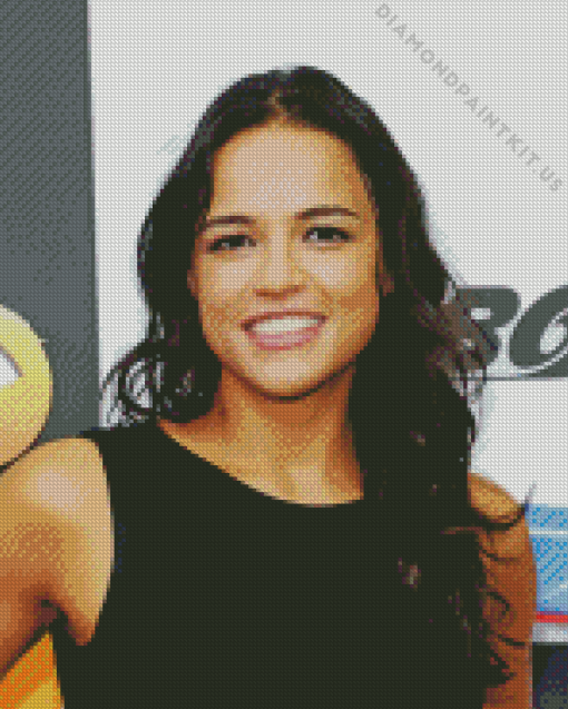 American Actress Michelle Rodriguez Diamond Painting