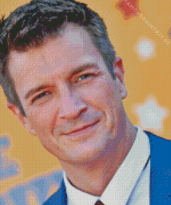 American Nathan Fillion Diamond Painting