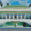 Arabic Historic Bahia Palace Marrakech Diamond Painting