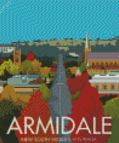 Australia Armidale City Poster Diamond Painting