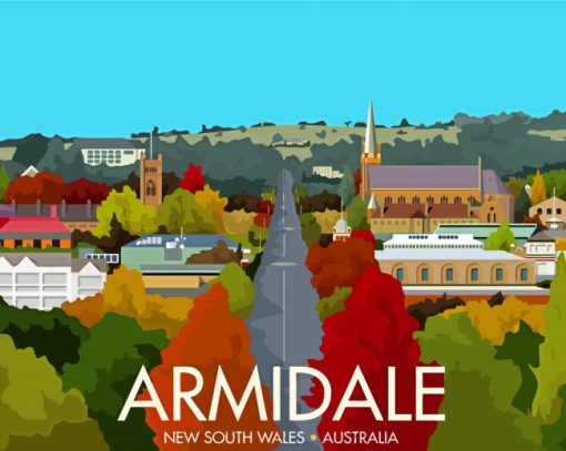 Australia Armidale City Poster Diamond Painting