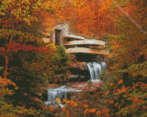 Autumn Fallingwaters Diamond Painting