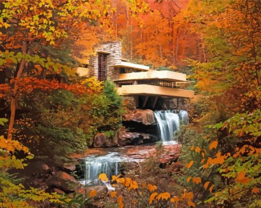 Autumn Fallingwaters Diamond Painting