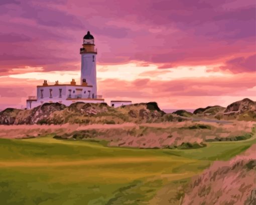 Ayrshire Coast Lighthouse Diamond Painting