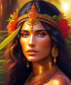 Aztec Princess Art Diamond Painting