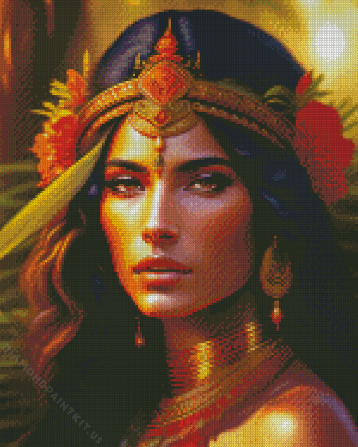 Aztec Princess Art Diamond Painting