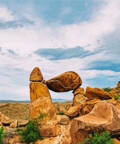 Balance Rock In Big Bend National Park Diamond Painting