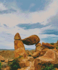 Balance Rock In Big Bend National Park Diamond Painting