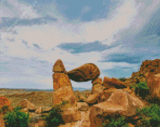 Balance Rock In Big Bend National Park Diamond Painting