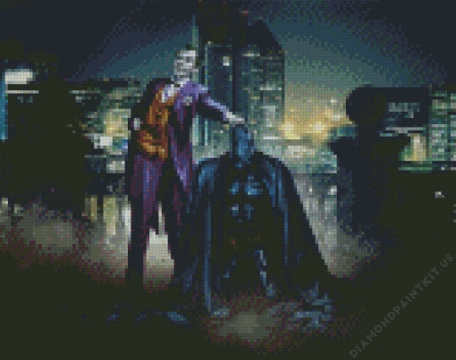 Batman And Joker Characters Diamond Painting